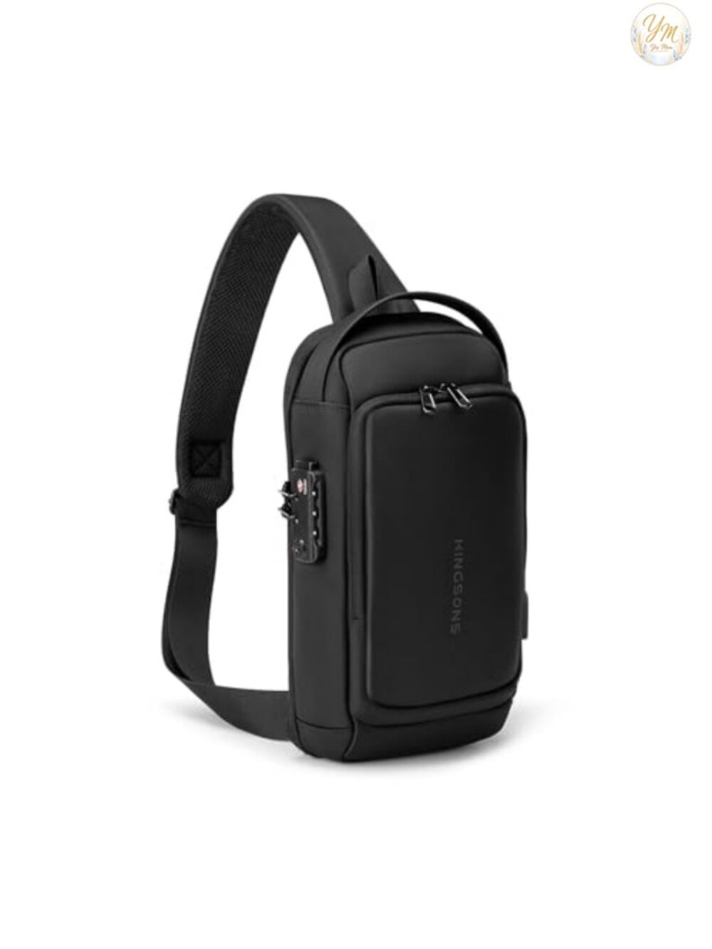 Kingsons Anti-Theft Sling Crossbody Bag Polyester Lightweight Men Daypack